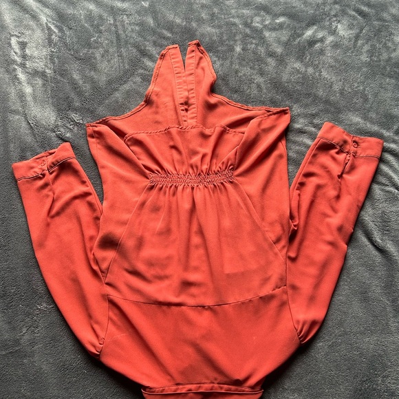 Rust Button-Up Bodysuit - Picture 2 of 3